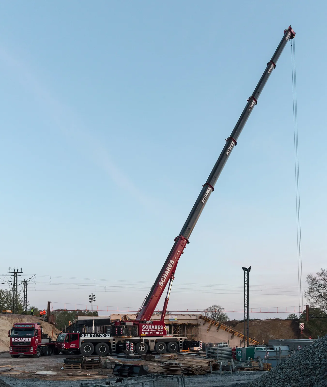 Roads, Tunnels & Bridges projects delivered by PCE Cranes