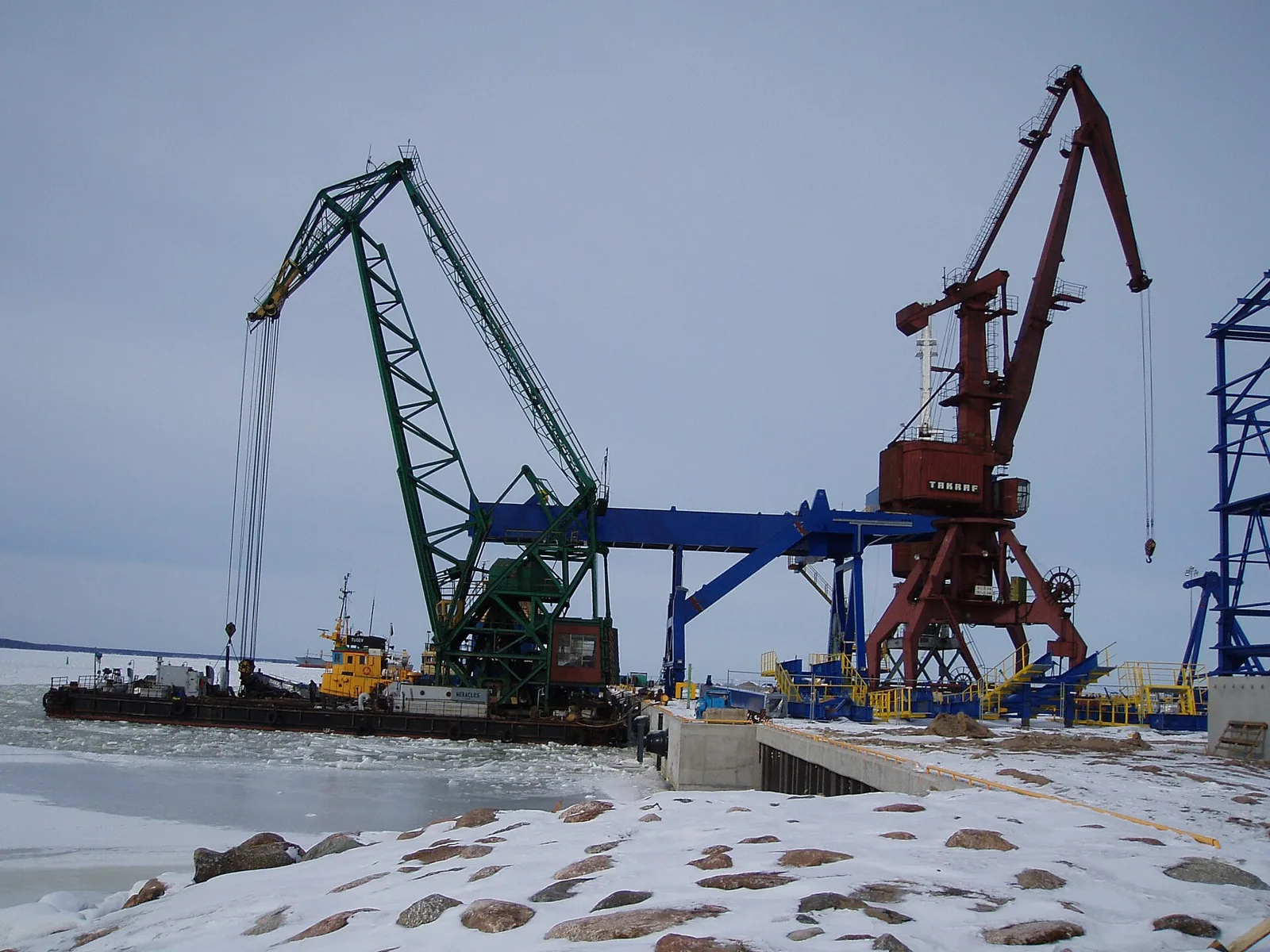 Marine, Jetties & Sea Water projects delivered by PCE Cranes